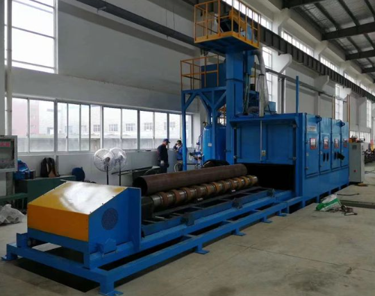 滁州喷砂机在管道除锈中的现场施工应用